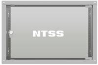 Шкаф коммутационный NTSS Lime (NTSS-WL6U5560GS) настенный 6U 550x600мм пер.дв.стекл несъемн.бок.пан.