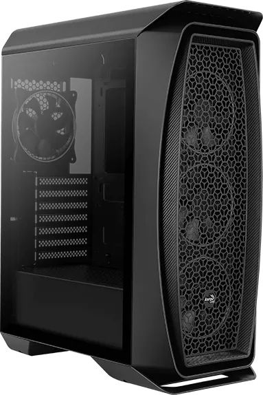 Корпус Aerocool Aero One Eclipse-G-BK-v1 черный без БП ATX 4x120mm 2x140mm 2xUSB3.0 audio bott PSU