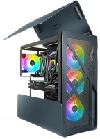 Корпус Azza Cast черный без БП ATX 1x140mm 2xUSB3.0 audio