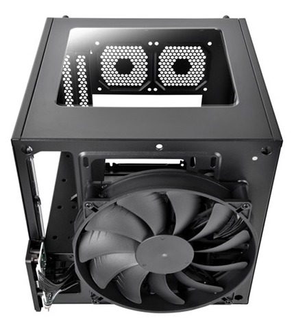 Корпус Thermaltake Core V1 черный без БП miniITX 1x200mm 2xUSB3.0 audio bott PSU