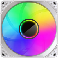 Вентилятор для корпуса Bloody BD-CF120ARGB1 ARGB 120х120x25 белый 4-pin 26дБ (BD-CF120ARGB1-WH) Ret