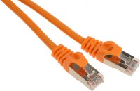 Патч-корд PP22-2M/O 1000G FTP 4 пары cat5E CCA molded 2м оранжевый RJ-45 (m)-RJ-45 (m)