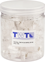 Коннектор Lanmaster (TWT-PL45-8P8C/JR100) UTP кат.5E RJ45 прозрачный (упак.:100шт)