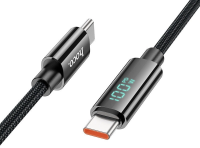 Кабель Hoco U125 TYPE-C 5A(11916) USB Type-C (m)-USB Type-C (m) 1.2м черный
