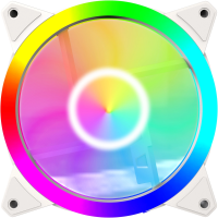 Вентилятор для корпуса Bloody BD-CF120ARGB4 ARGB 120х120x25 белый 4-pin 26дБ (упак.:1шт) (BD-CF120ARGB4-WH) Ret