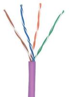 Кабель информационный Lanmaster TWT-5EUTP-NGLS кат.5E U/UTP 4X2X24AWG PVC внутренний 305м фиолетовый