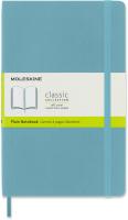 Блокнот Moleskine CLASSIC SOFT QP618B35 Large 130х210мм 192стр. нелинованный мягкая обложка голубой