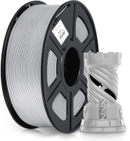 Пластик для принтера 3D Cactus CS-3D-PLA-1KG-SILVER PLA d1.75мм 1кг L326м 1цв.