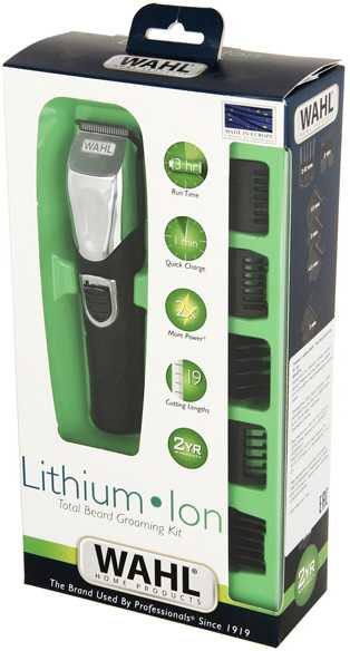 Триммер Wahl 9854-2916 черный (насадок в компл:12шт)