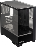 Корпус Formula Crystal Z1M черный без БП mATX 7x120mm 1xUSB2.0 1xUSB3.0 audio bott PSU