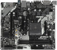 Материнская плата Asrock B450M-HDV R4.0 Soc-AM4 AMD B450 2xDDR4 mATX AC`97 8ch(7.1) GbLAN RAID+VGA+DVI+HDMI