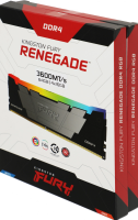 Память DDR4 4x16GB 3600MHz Kingston KF436C16RB12AK4/64 Fury Renegade RGB RTL Gaming PC4-28800 CL16 D