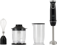 Блендер погружной Hyundai HYB-H3845 1000Вт черный/серебристый