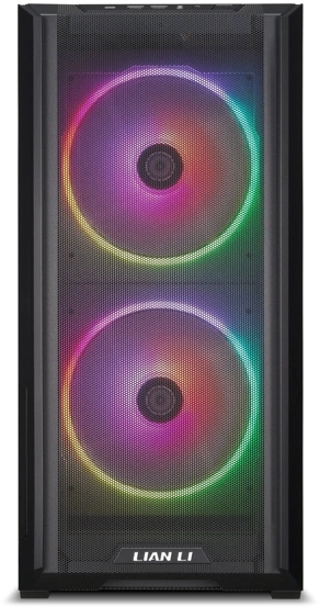 Корпус Lian-Li LANCOOL 216 RGB черный без БП ATX 2x120mm 2x140mm 2xUSB3.0 1xUSB3.1 audio bott PSU