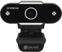 Камера Web Оклик OK-C012HD черный 1Mpix (1280x720) USB2.0 с микрофоном