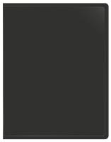 Папка с 100 прозр.вклад. Buro -ECB100BLACK A4 пластик 0.7мм черный