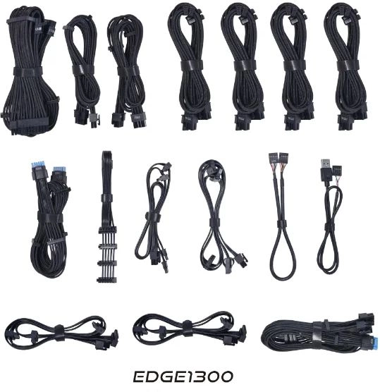 Блок питания Lian-Li ATX 1300W EDGE1300 Gen.5 80+ platinum (20+4pin) APFC 120mm fan 16xSATA Cab Manag RTL