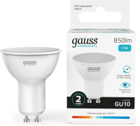 Лампа светодиодная Gauss Elementary 13621 11Вт цок.:GU10 софит 180B св.свеч.бел.нейт. MR16 (упак.:10шт)