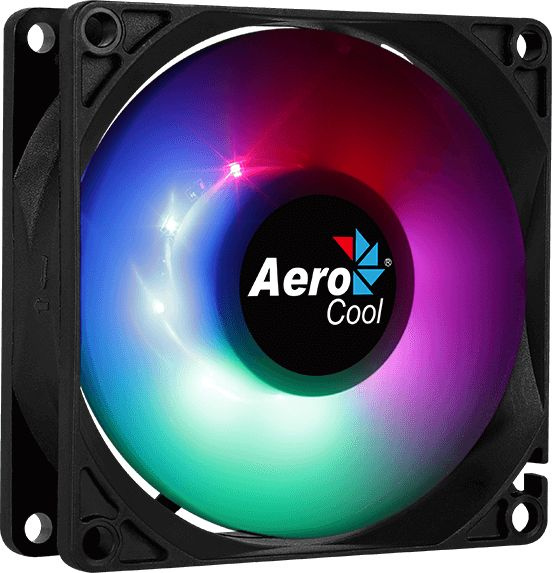 Вентилятор Aerocool Frost 8 80x80mm 3-pin 4-pin(Molex)28dB 90gr LED Ret