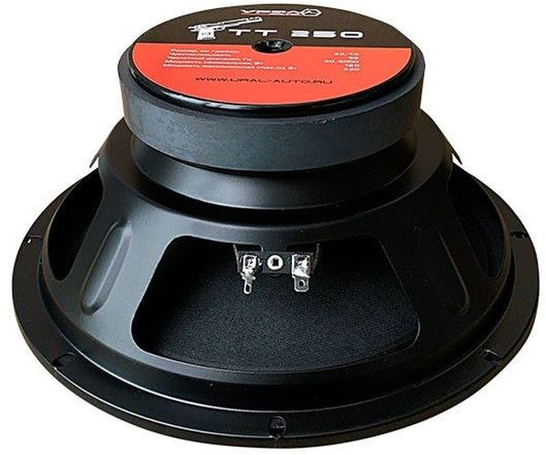 Колонки автомобильные Ural TT 250 (без решетки) 320Вт 98дБ 4Ом 25см (10дюйм) (ком.:2кол.) среднечастотные однополосные