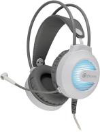 Наушники с микрофоном Оклик HS-L300G White белый 2.2м мониторные USB оголовье (1796952)