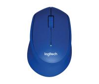 Мышь Logitech M330 Silent Plus синий оптическая (1000dpi) silent беспроводная USB (2but)