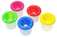 Стакан-непроливайка Silwerhof 670324 одинарный пластик цв.ассорт.