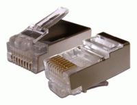 Коннектор Lanmaster (TWT-PL45/S-8P8C-6T) FTP кат.6 RJ45 (упак.:100шт)
