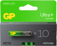 Батарея GP Ultra Plus Alkaline 24AUPA21-2CRB10 AAA (10шт) блистер