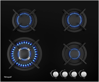 Газовая варочная поверхность Weissgauff HGG 640 BG Nano черный