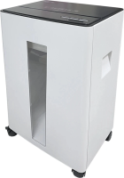 Шредер Office Kit S330SF (3,9х35) белый (секр.P-4) фрагменты 13лист. 30лтр. скобы пл.карты