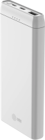 Мобильный аккумулятор Cactus CS-PBFSMT-10000 10000mAh 2.1A 2xUSB-A белый