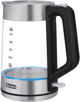 Чайник электрический Rondell RDE-1008 1.7л. 2200Вт прозрачный корпус: стекло
