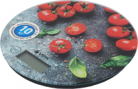 Весы кухонные электронные Vitek VT-8036 макс.вес:10кг серый/помидоры