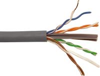 Кабель информационный Lanmaster LAN-6EUTP-LSZH-GY кат.6 U/UTP 4X2 LSZH внутренний 305м серый