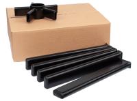 Крестовина Бюрократ Fingal CROSS/FINGAL черный для офис.кресла 650мм металл сборная 5-лучевая