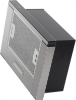 Вытяжка встраиваемая Elikor Интегра Glass 45Н-400-В2Д нержавеющая сталь/стекло черное управление: кнопочное (1 мотор)