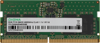 Память DDR5 8GB 4800MHz Digma DGMAS5480008S RTL PC5-38400 CL40 SO-DIMM 262-pin 1.1В single rank RTL