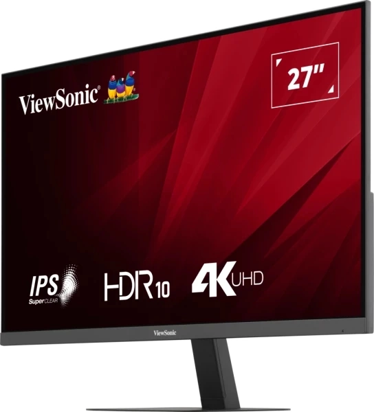 Монитор ViewSonic 27" VA2708-4K-HD черный IPS LED 16:9 HDMI матовая 250cd 178гр/178гр 3840x2160 60Hz DP 4K 4.1кг
