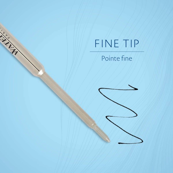 Стержень шариковый Waterman Standard Maxima (CW1964017) F 0.8мм черные чернила блистер