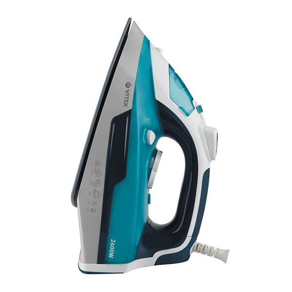 Утюг Vitek VT-1266 B 2400Вт бирюзовый/серебристый