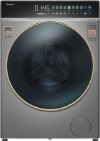 Стиральная машина Weissgauff WMD 58411 Direct Drive Inverter Premium Steam Stee класс: B загр.фронтальная макс.:11кг (с сушкой) нержавеющая сталь инвертер