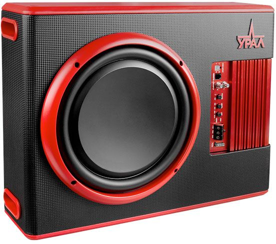 Сабвуфер автомобильный Ural АС-У12А КОМПАКТ 300Вт активный (30см/12")