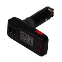 Автомобильный FM-модулятор Ritmix FMT-A775 черный MicroSD BT USB (15119075)