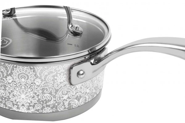 Ковш Rondell Ajour RDS-1052 1.5л. d=16см (с крышкой) стальной