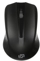 Мышь Оклик 485MW черный оптическая (1600dpi) беспроводная USB для ноутбука (3but)