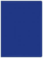 Папка с 40 прозр.вклад. Buro -ECB40BLUE A4 пластик 0.5мм синий