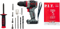 Дрель-шуруповерт P.I.T. PSB20H-13D аккум. патрон:быстрозажимной