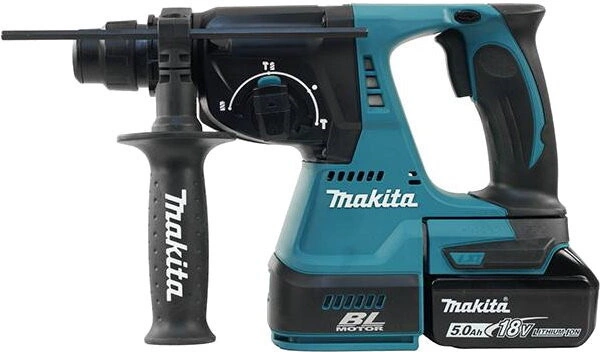 Перфоратор Makita DHR242RT патрон:SDS-plus уд.:2.4Дж аккум. (кейс в комплекте)