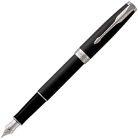 Ручка перьев. Parker Sonnet Core F529 (CW1931521) Matte Black CT F сталь нержавеющая подар.кор.